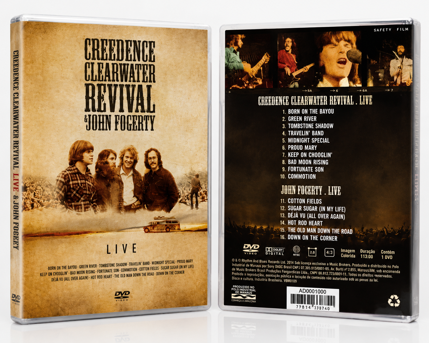 Creedence Clearwater Revival & John Fogerty – Live (DVD)