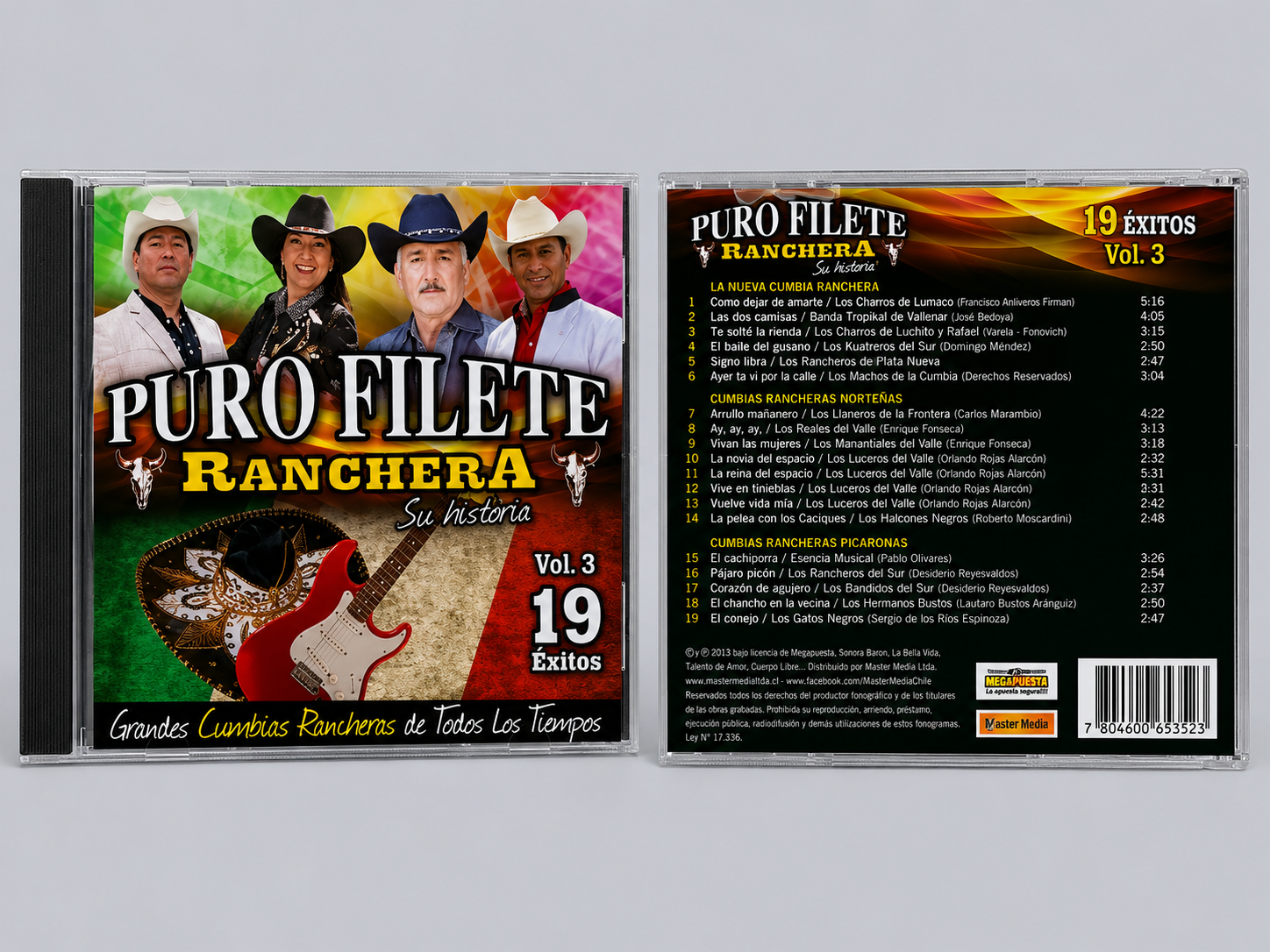 Puro Filete Ranchera – Su Historia Vol. 3 (CD)