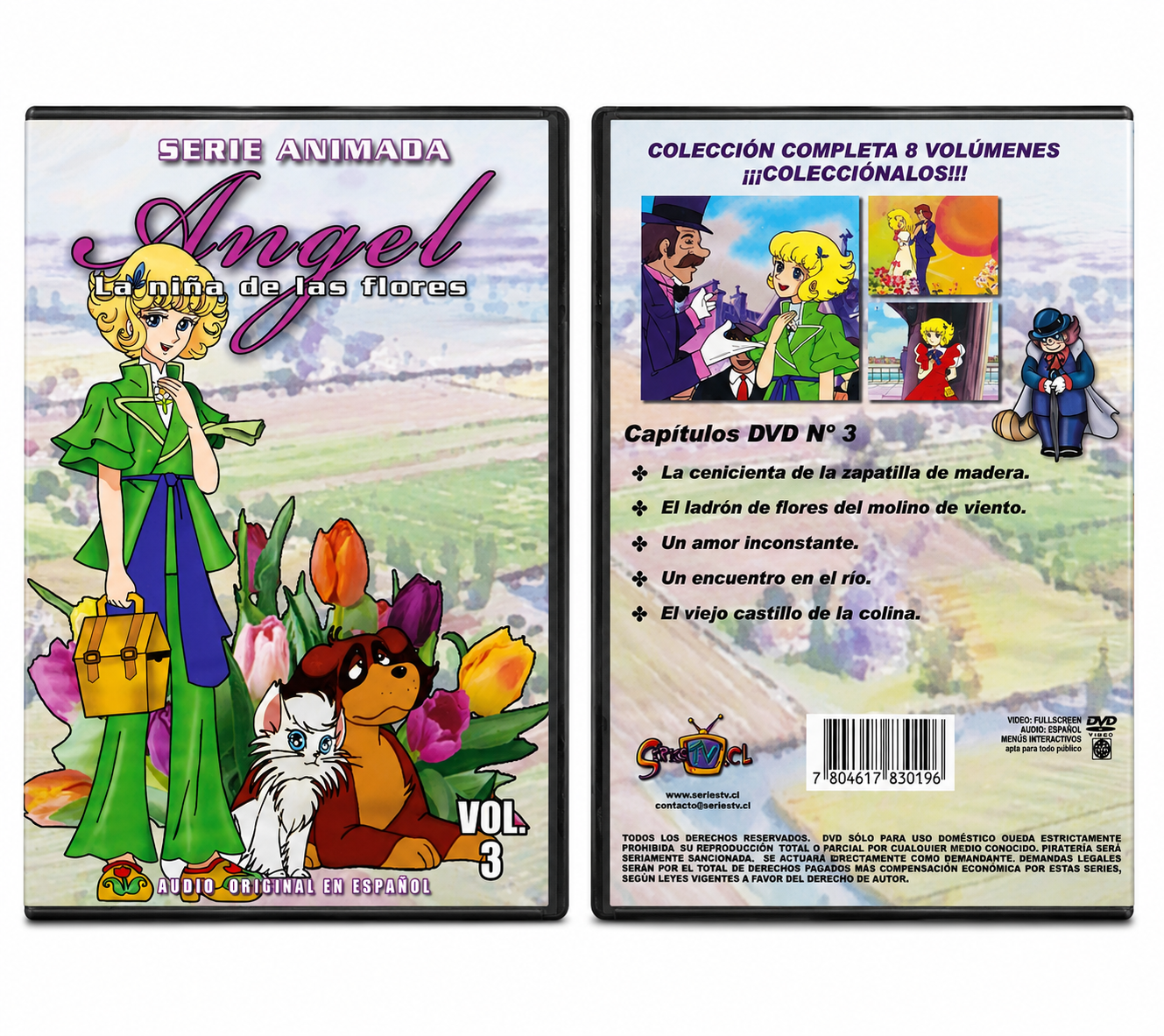 Ángel: La Niña de las Flores – Vol. 1 al 8 (DVD)