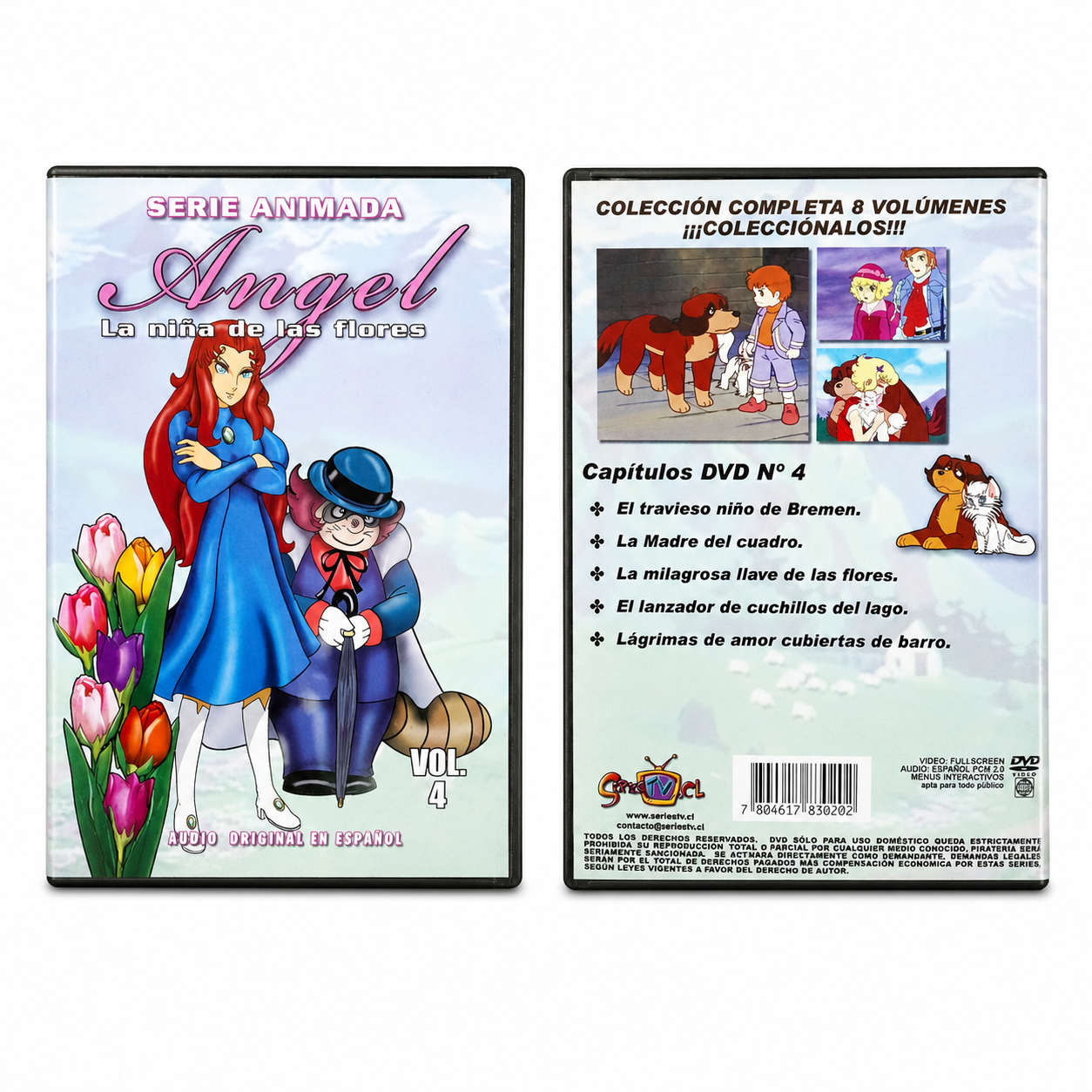 Ángel: La Niña de las Flores – Vol. 1 al 8 (DVD)