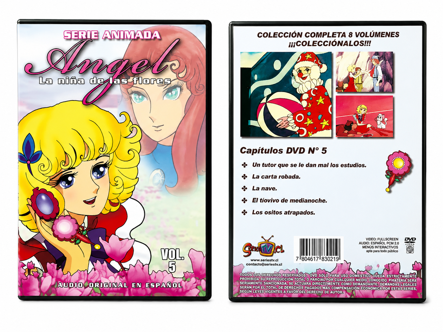 Ángel: La Niña de las Flores – Vol. 1 al 8 (DVD)