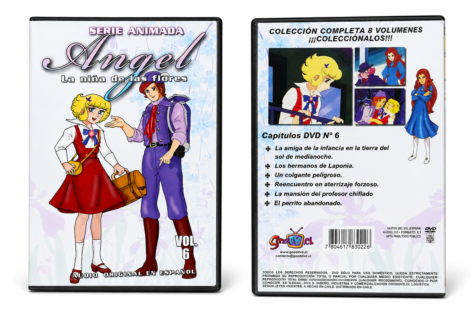 Ángel: La Niña de las Flores – Vol. 1 al 8 (DVD)