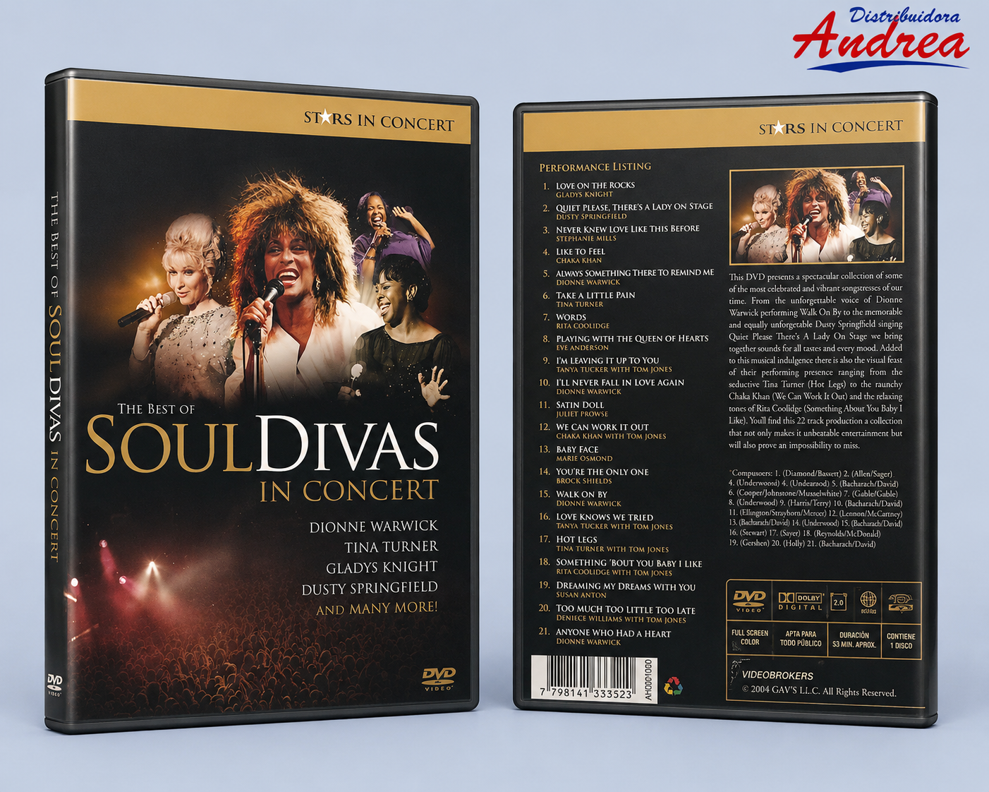 The Best of Soul Divas in Concert (DVD)