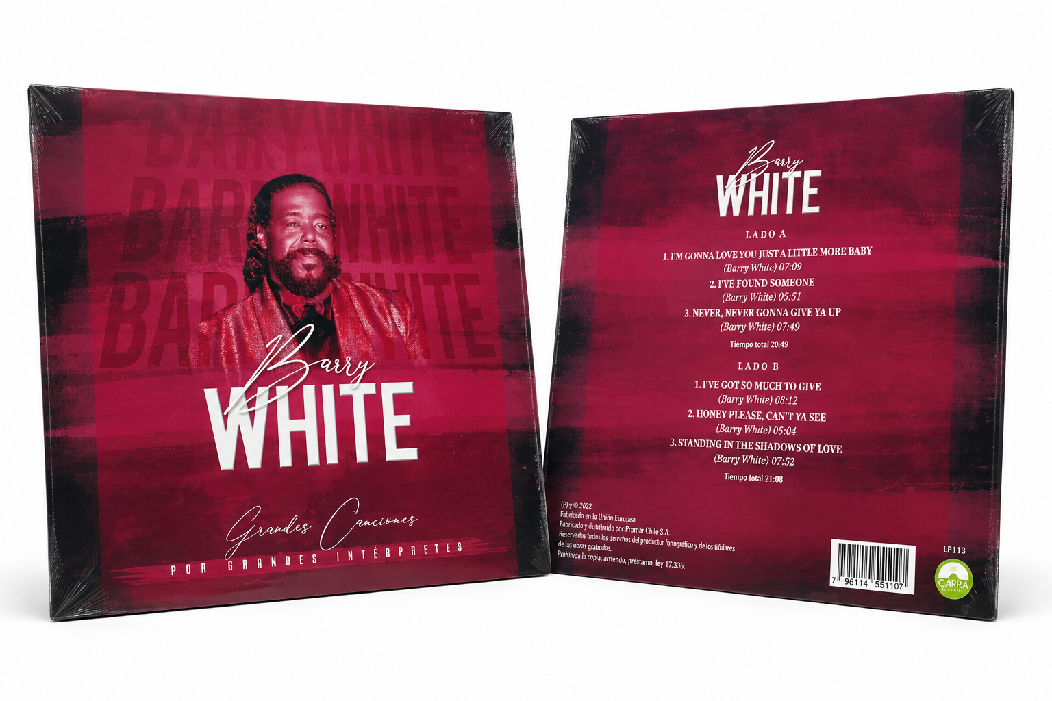 Barry White – Grandes Canciones por Grandes Intérpretes (Vinilo LP)