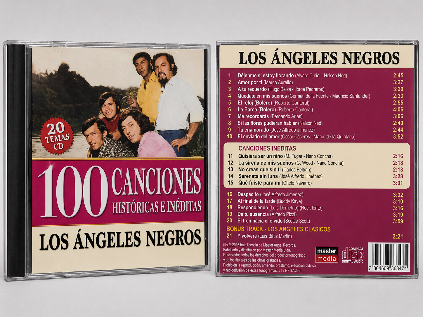 Los Ángeles Negros – 100 Canciones Históricas e Inéditas (Vol. 5)