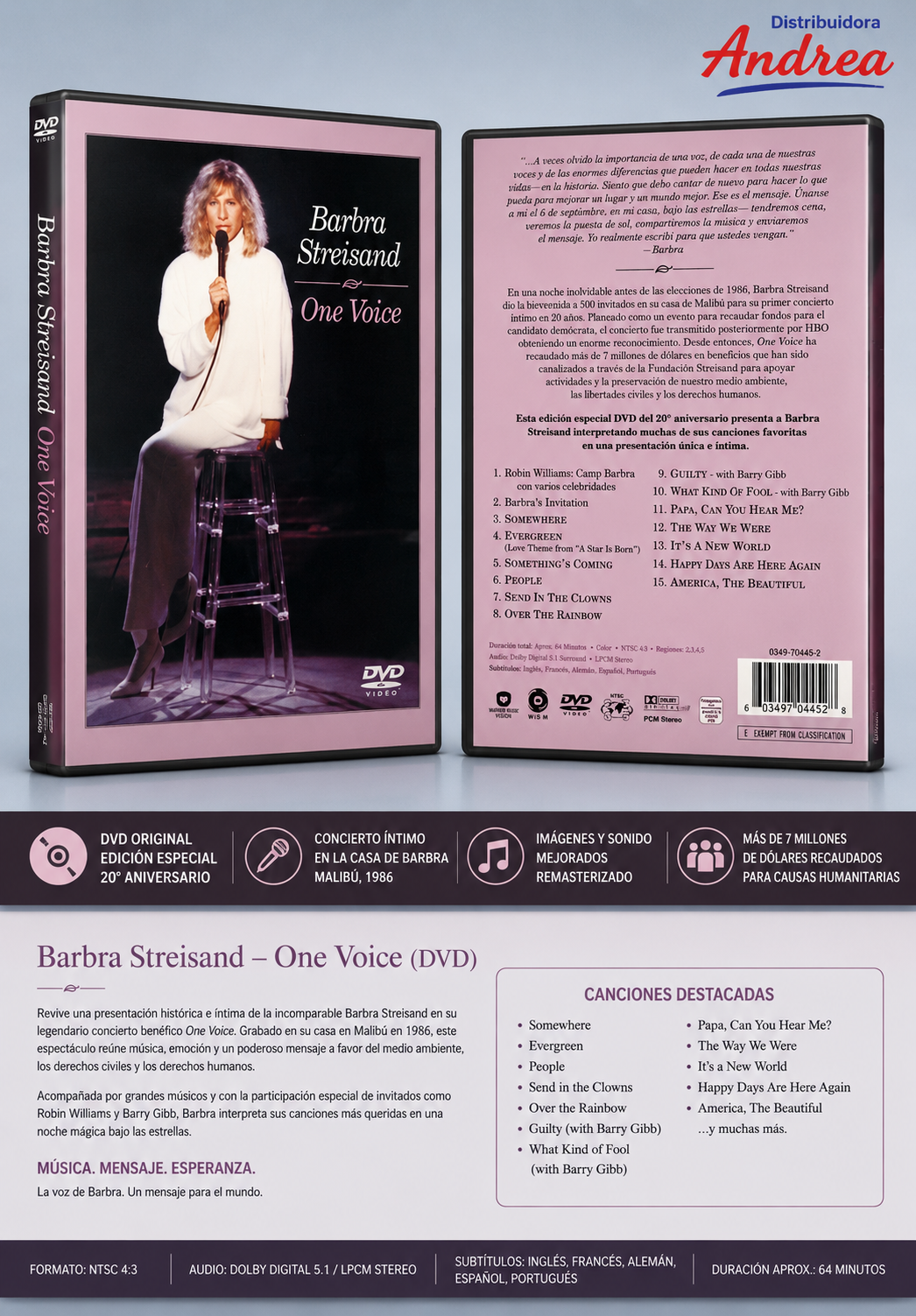 Barbra Streisand – One Voice (DVD)