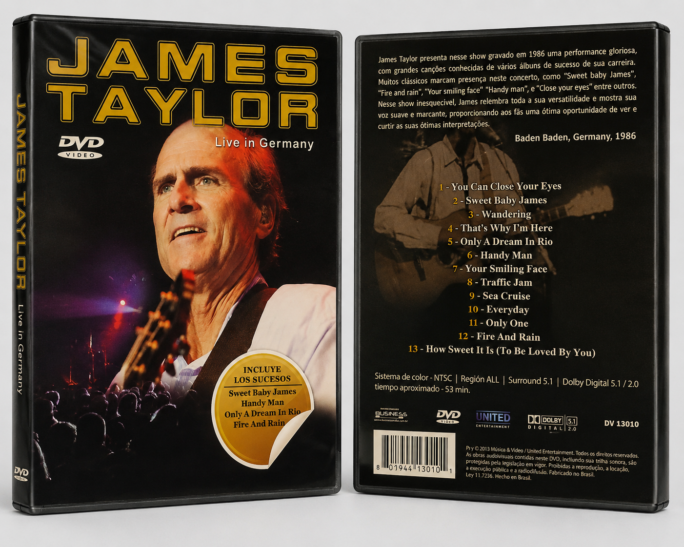 JAMES TAYLOR – LIVE IN GERMANY (DVD)