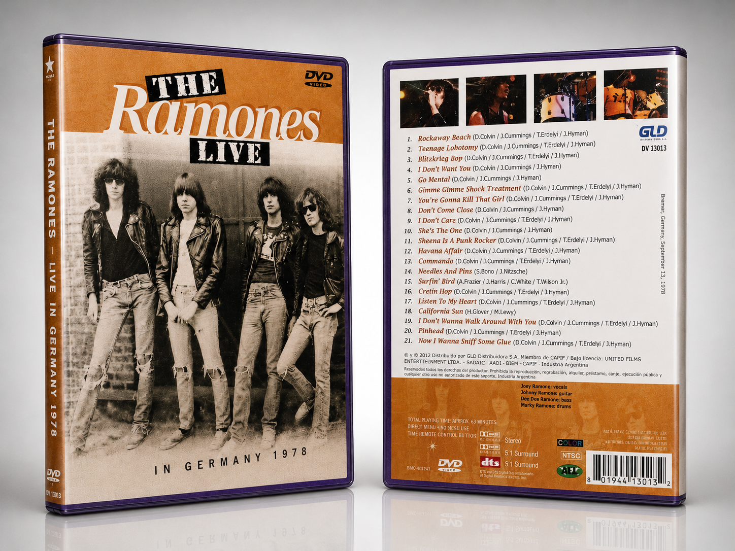 THE RAMONES – LIVE IN GERMANY 1978 (DVD)