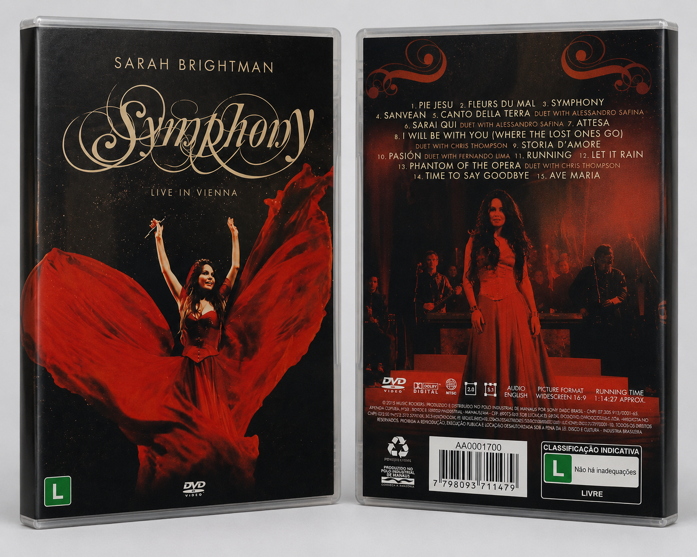 SARAH BRIGHTMAN – SYMPHONY: LIVE IN VIENNA (DVD)
