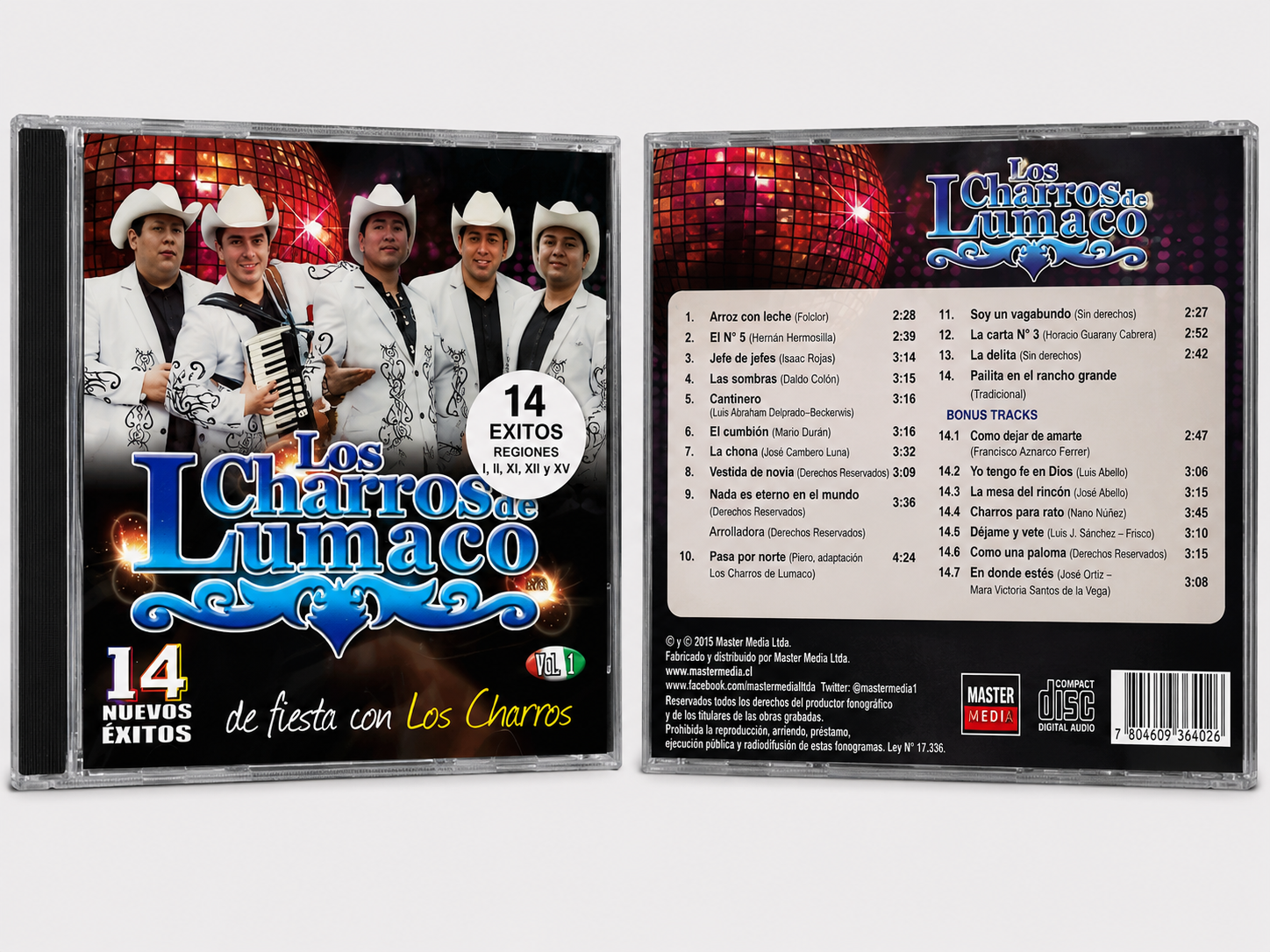 Los Charros de Lumaco – De Fiesta con Los Charros (Vol. 1)
