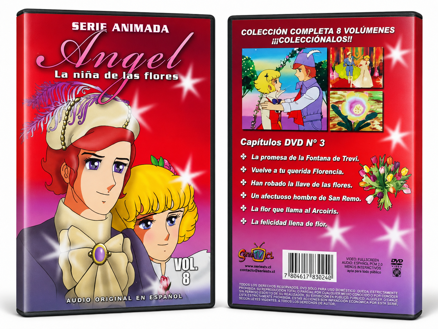 Ángel: La Niña de las Flores – Vol. 1 al 8 (DVD)