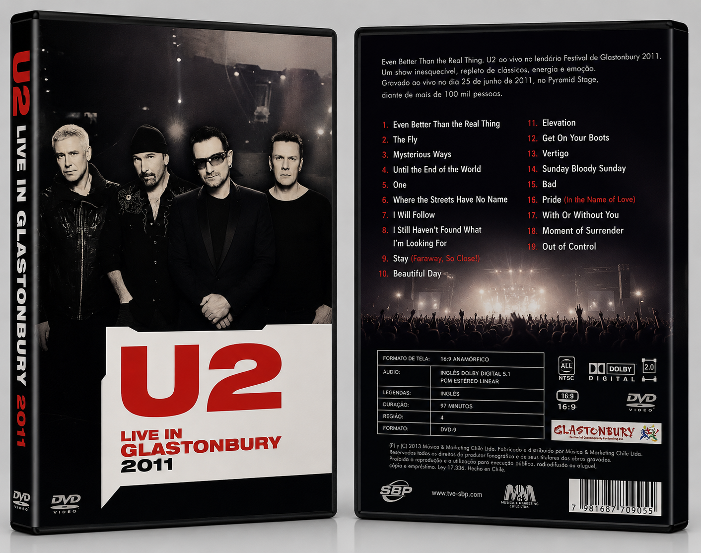 U2 – Live in Glastonbury 2011 (DVD)