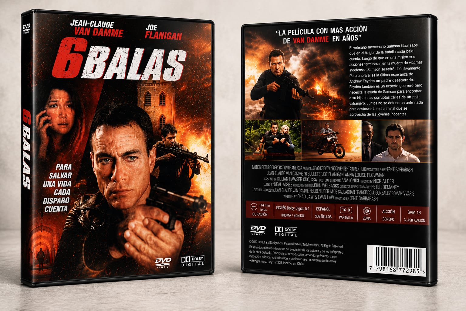 6 Balas (6 Bullets) – DVD