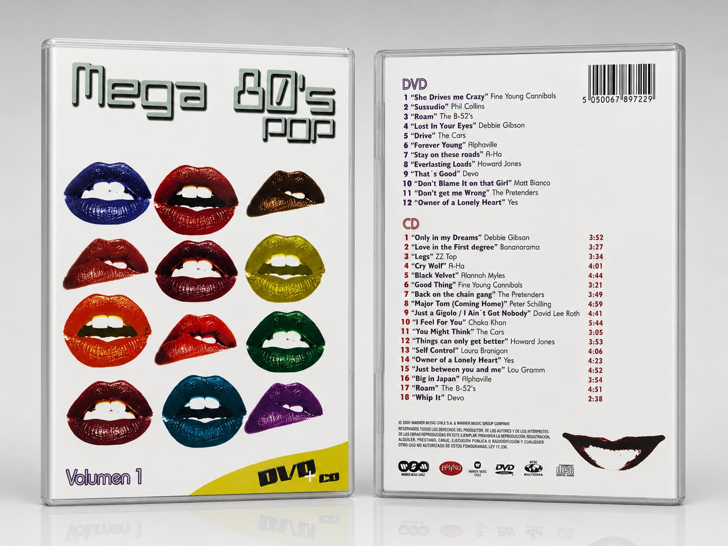Mega 80's Pop – Volumen 1 (DVD + CD)