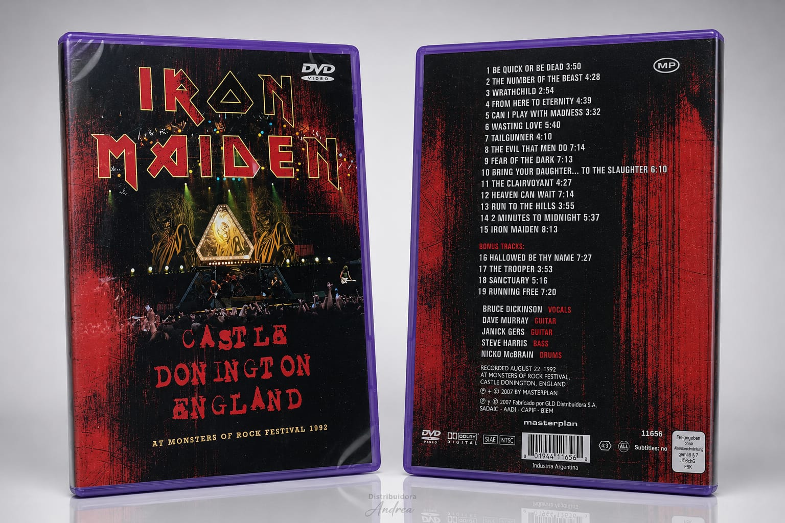 Iron Maiden – Castle Donington, England (Monsters of Rock Festival 1992) – DVD