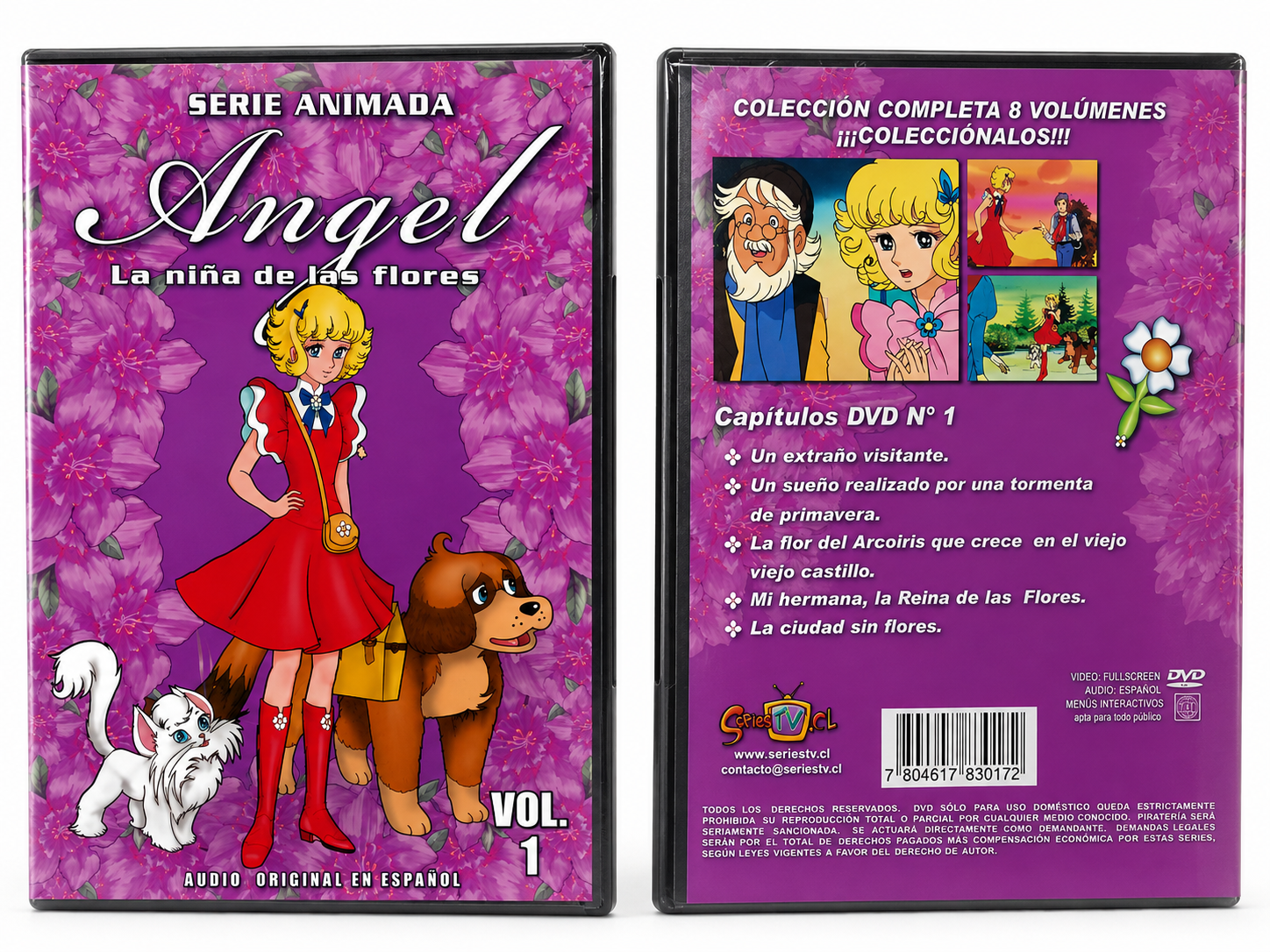 Ángel: La Niña de las Flores – Vol. 1 al 8 (DVD)