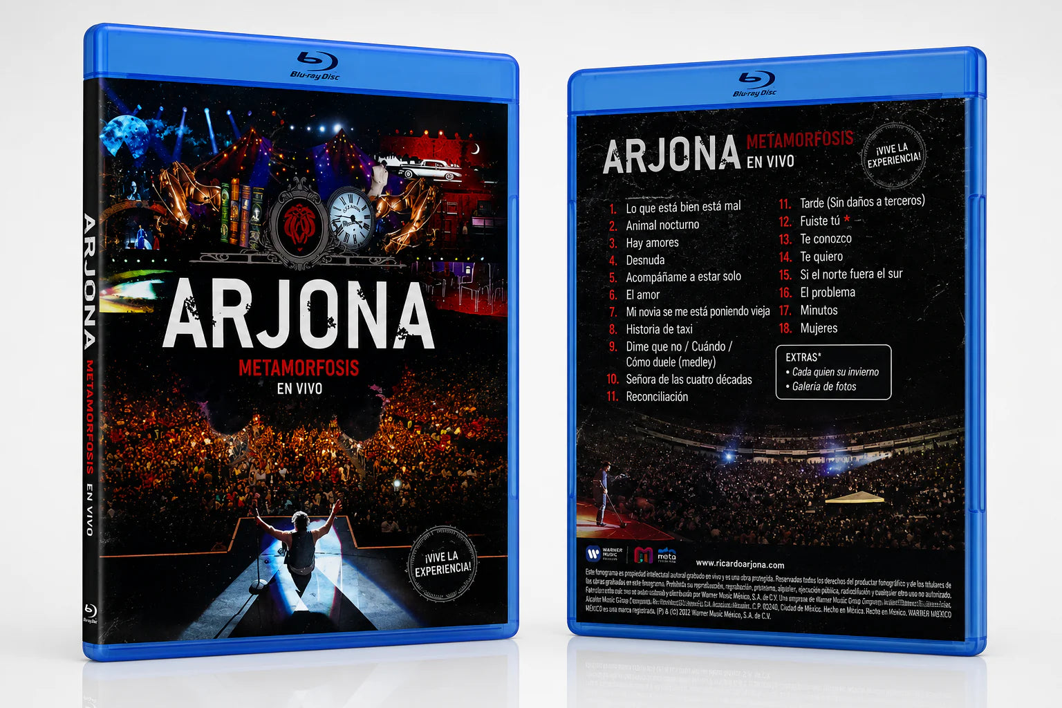 Ricardo Arjona – Metamorfosis En Vivo (Blu-ray)