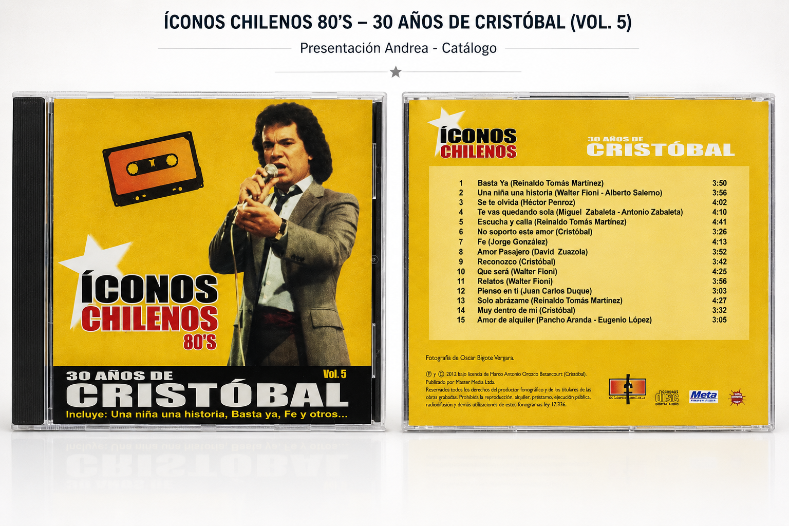Íconos Chilenos 80's – 30 Años de Cristóbal (Vol. 5)