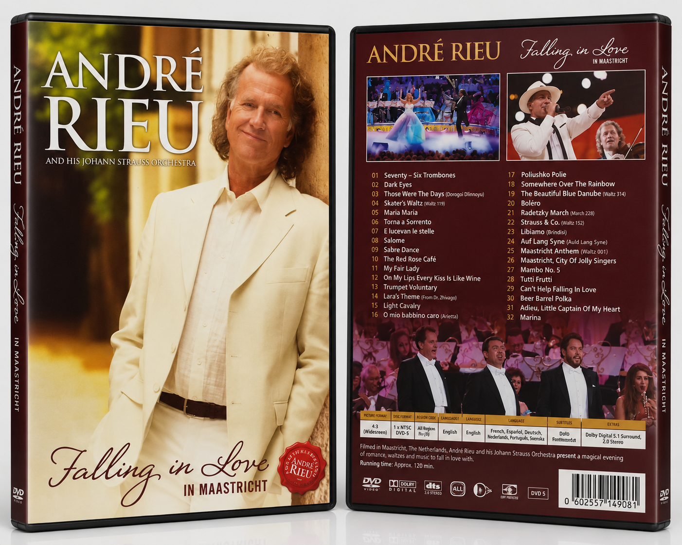 André Rieu – Falling in Love in Maastricht (DVD)