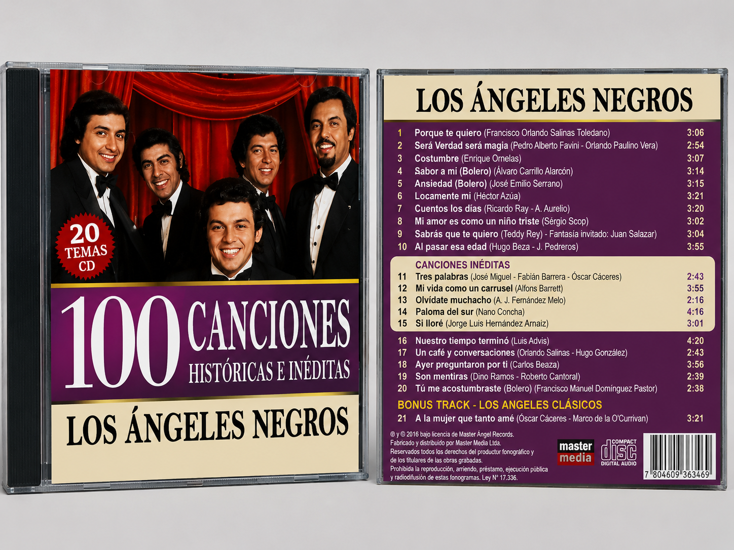 Los Ángeles Negros – 100 Canciones Históricas e Inéditas