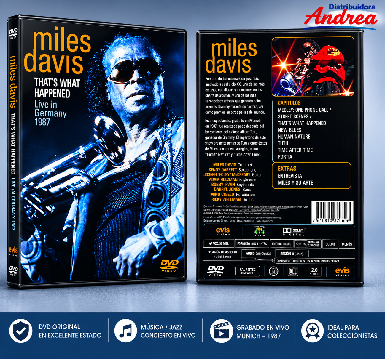 Miles Davis – That's What Happened: Live in Germany 1987 (DVD)